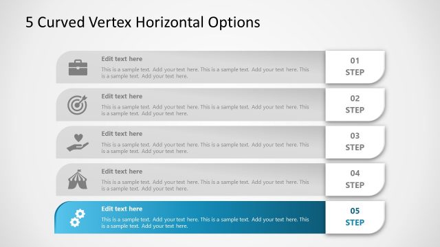5 Elements PowerPoint Diagram Step 5