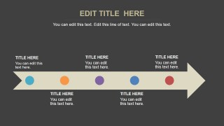 Simple Arrow Timeline Design for PowerPoint