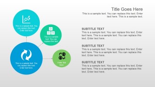 PowerPoint Slide Design with Circular Shapes Diagram