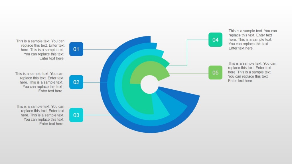 Circular Data Chart Slide Design for PowerPoint - SlideModel