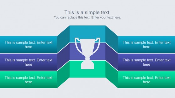 Winner Podium Slide Design with 3 Rows