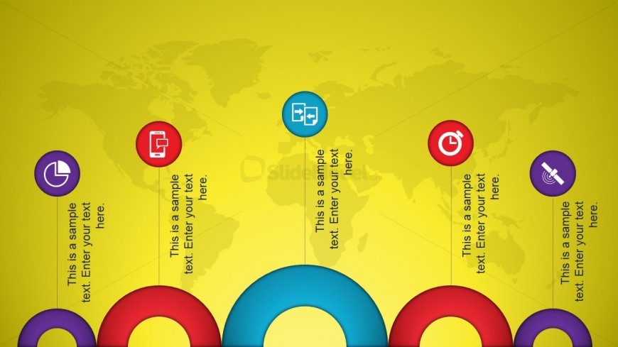 Animated Vibrant Slide Design with Circles