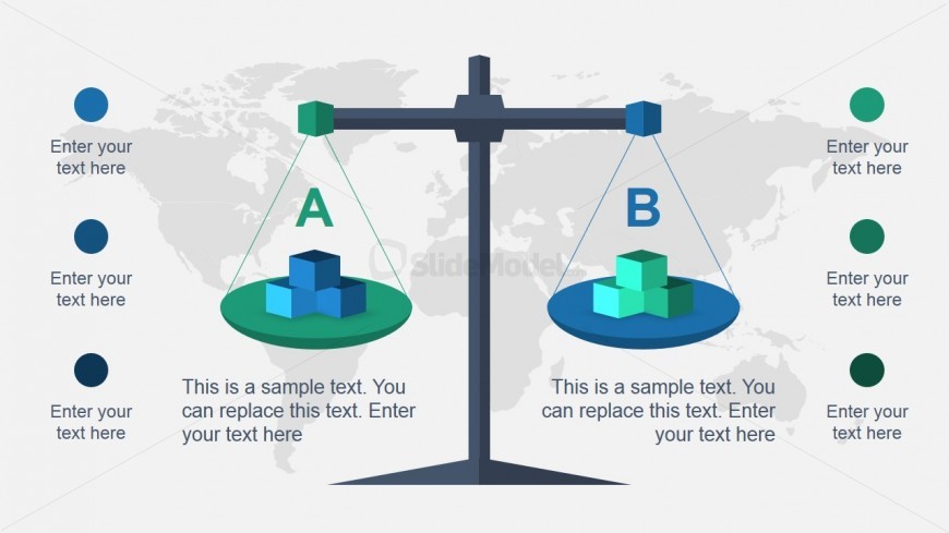 Balance the Scales Diagram Slide for PowerPoint