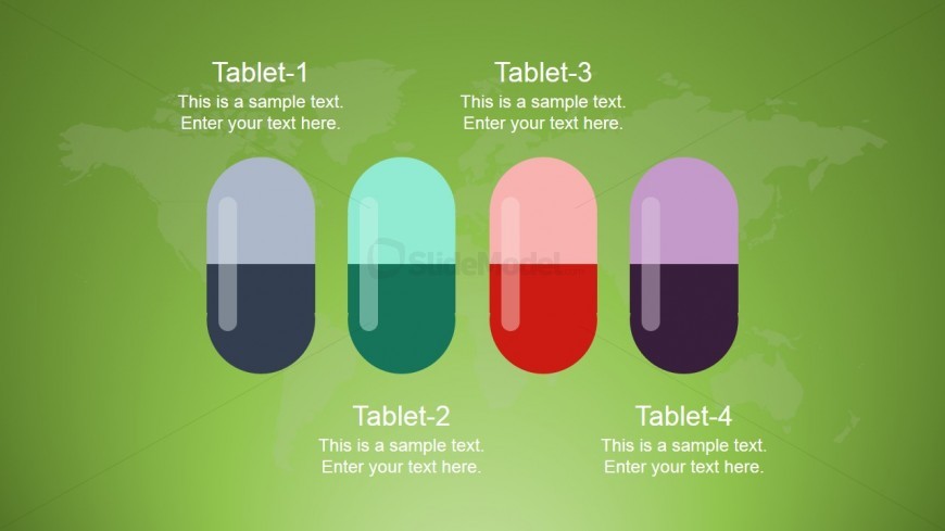 4 Cool Pill Shapes for PowerPoint