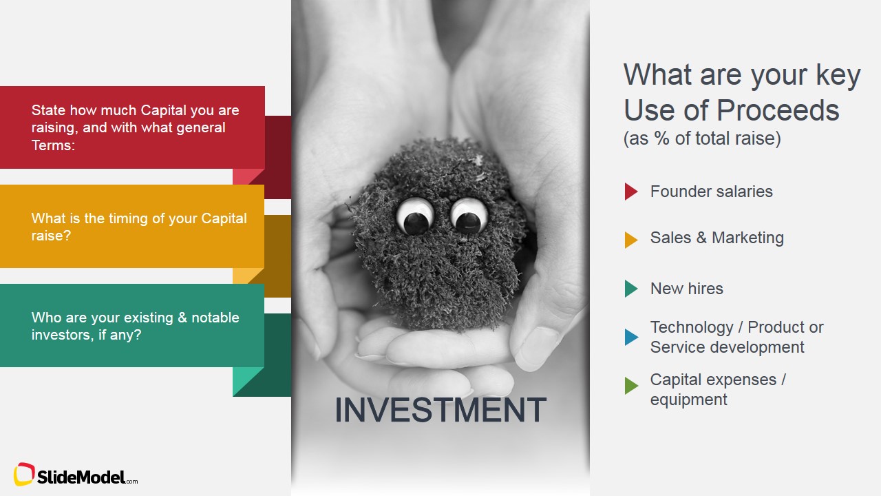 PowerPoint Slide to Ask for the Money to the Investors