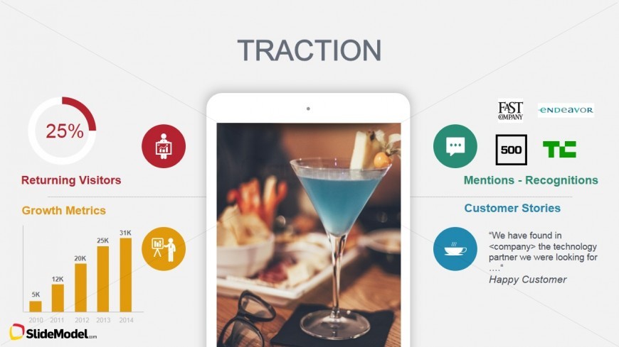 PItch Deck Traction PowerPoint Slide