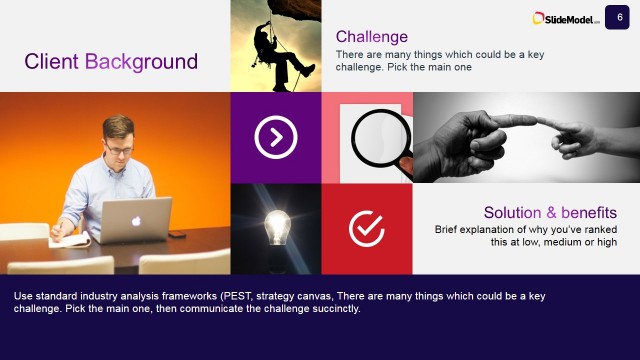 Client Background PowerPoint Slide Design