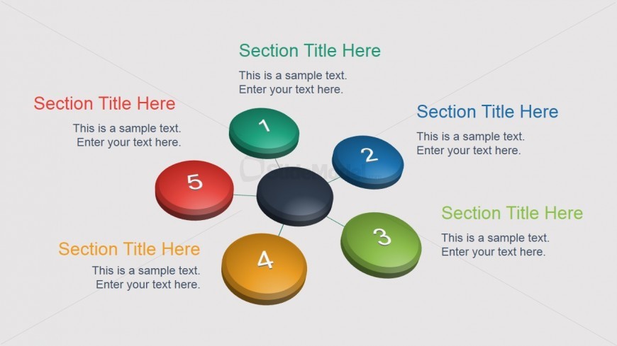 5 Steps Diagram Graphic Design for PowerPoint