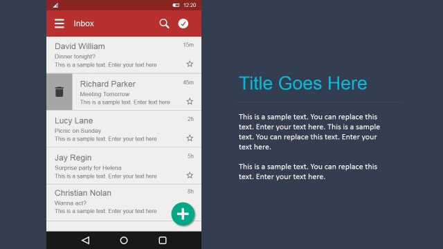 Android UI Design Kit for PowerPoint