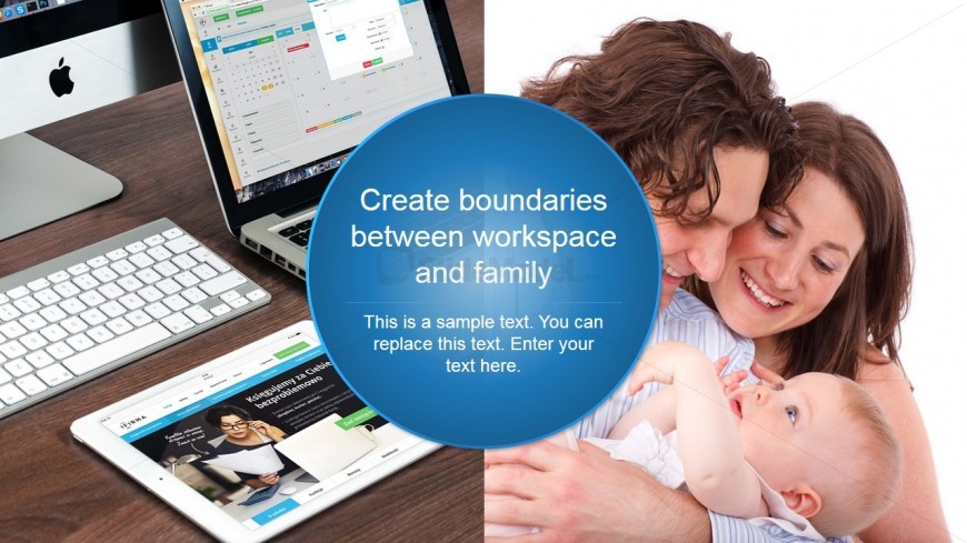 PowerPoint Design Metaphor of Family and Work
