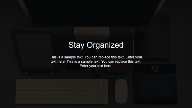 Stay Organized PowerPoint Slide Design