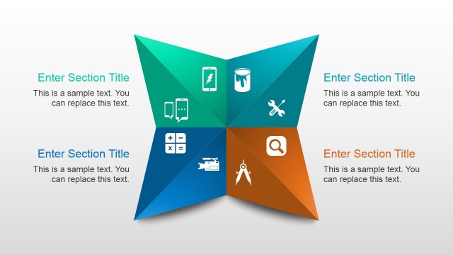 Colorful 3D Diagrams PowerPoint Template