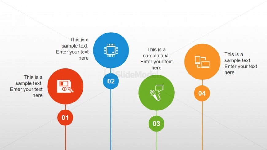 4 Circles PowerPoint Layout