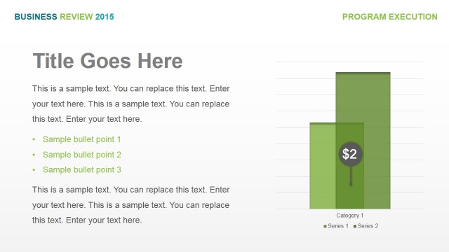 Execution Absolute Value Comparison Column Chart