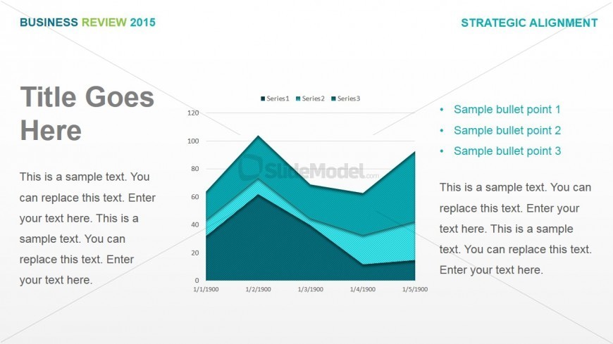 Data Driven PowerPoint Stacked Area Chart