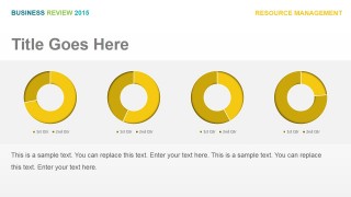 PowerPoint Donut Charts Margins Infographics