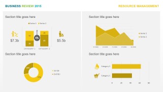 Dashboard Infographic for Resources Management