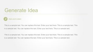 Generate Busines Idea PowerPoint Template 