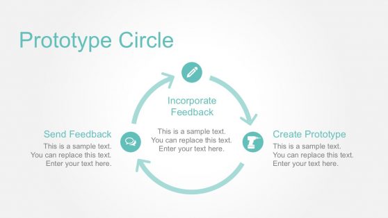 Prototype Circle Infographic Slide PowerPoint