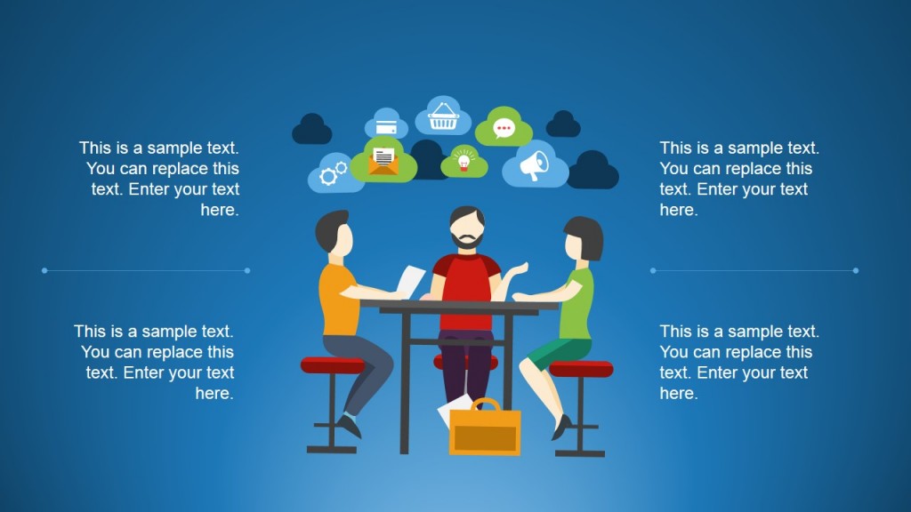 Office Meeting Slide Design - SlideModel