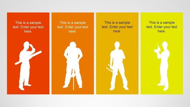 Construction Workers Silhouette PowrrPoint