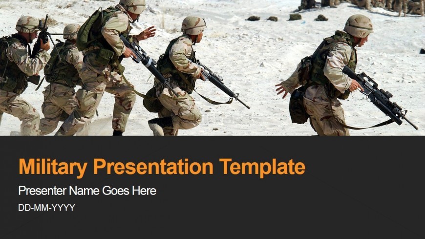 Military Presentation for PowerPoint Background