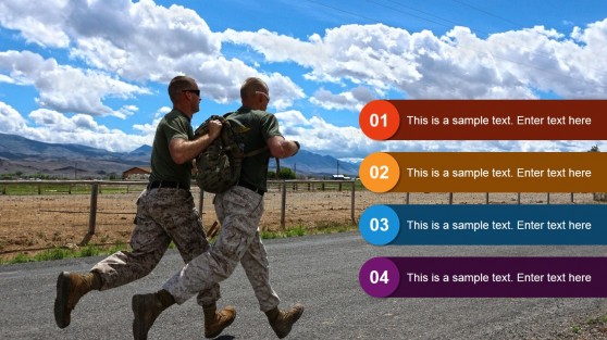 Military Training Slide Design PowerPoint Theme
