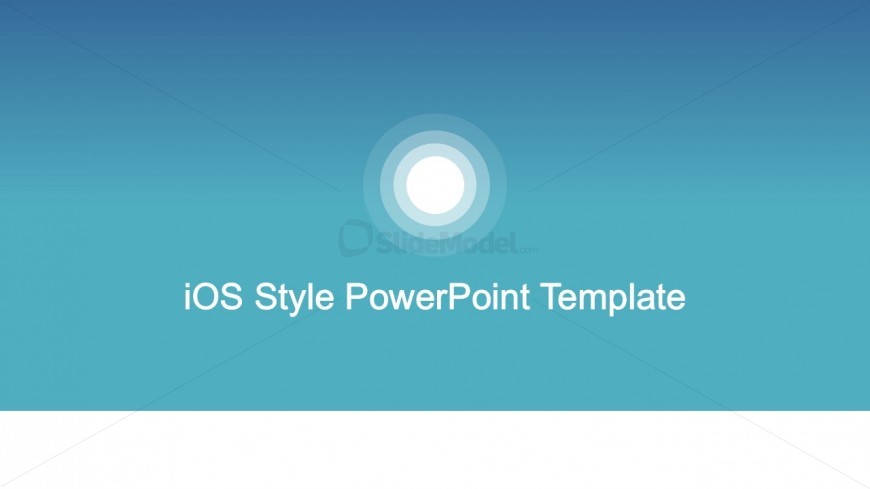PPT Template Based on iOS Style