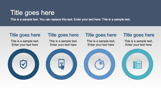 Four Elements Comparison Table for PowerPoint