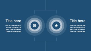 PPT Template Animated Timeline With Two Editable Icons