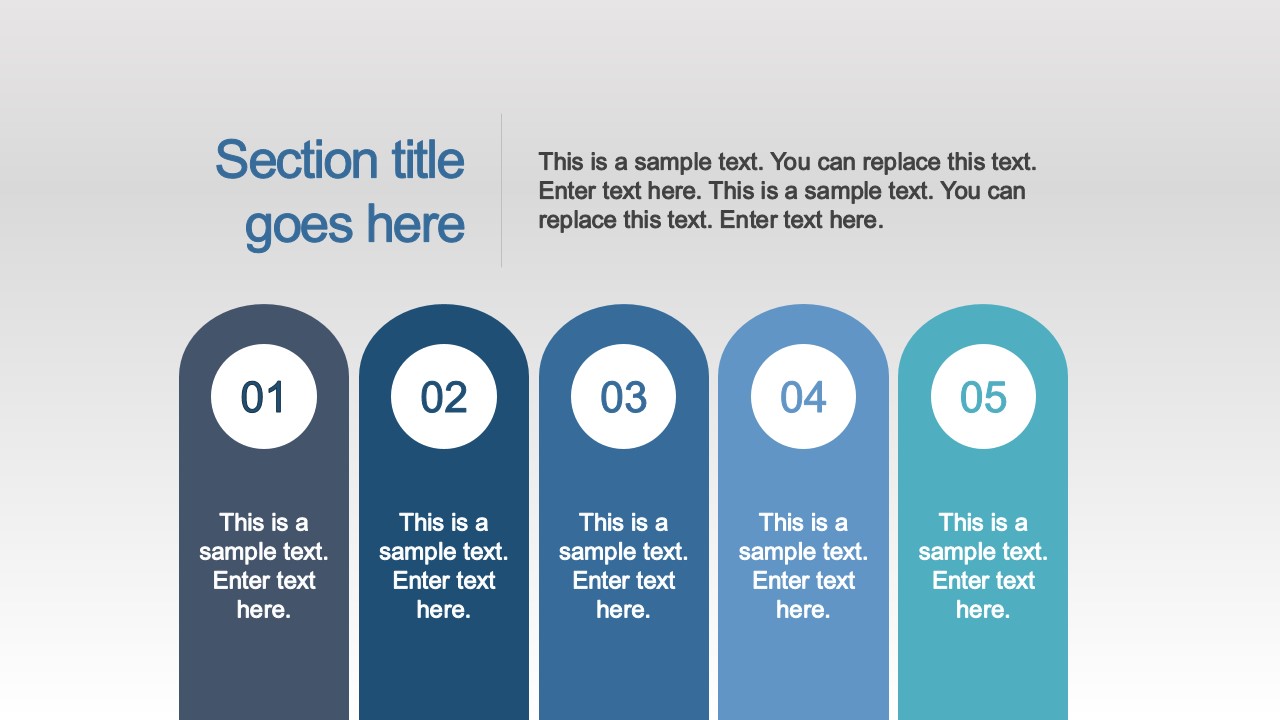 iOS Style PowerPoint Background Template - SlideModel