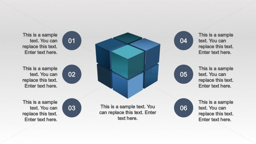 PPT Eight Quadrants  3D Cube