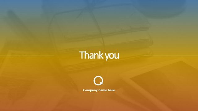 Thank You Slide of Business PPT