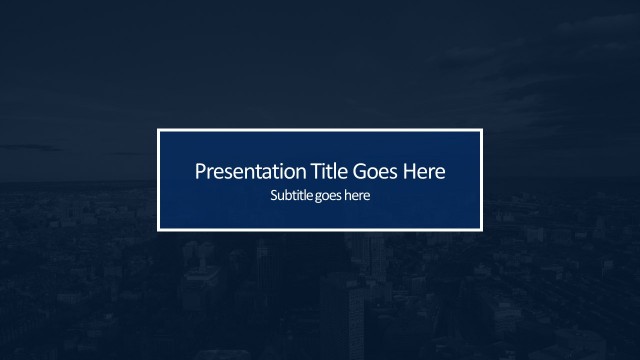 Flat Bold Business Plan Template Cover Slide