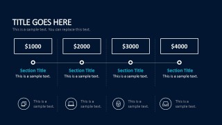 Budget Timeline With PowerPoint Icon For Business