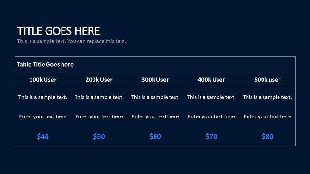 Blue Color Business Plan PowerPoint Templates