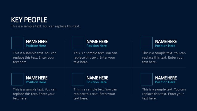 Company Key People PowerPoint Template