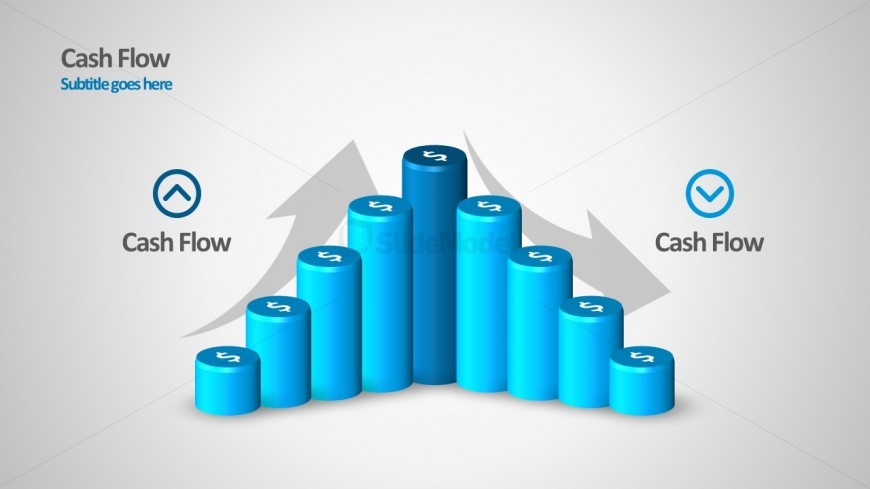 Cash Flow Diagrams With PowerPoint Arrows And Shapes 
