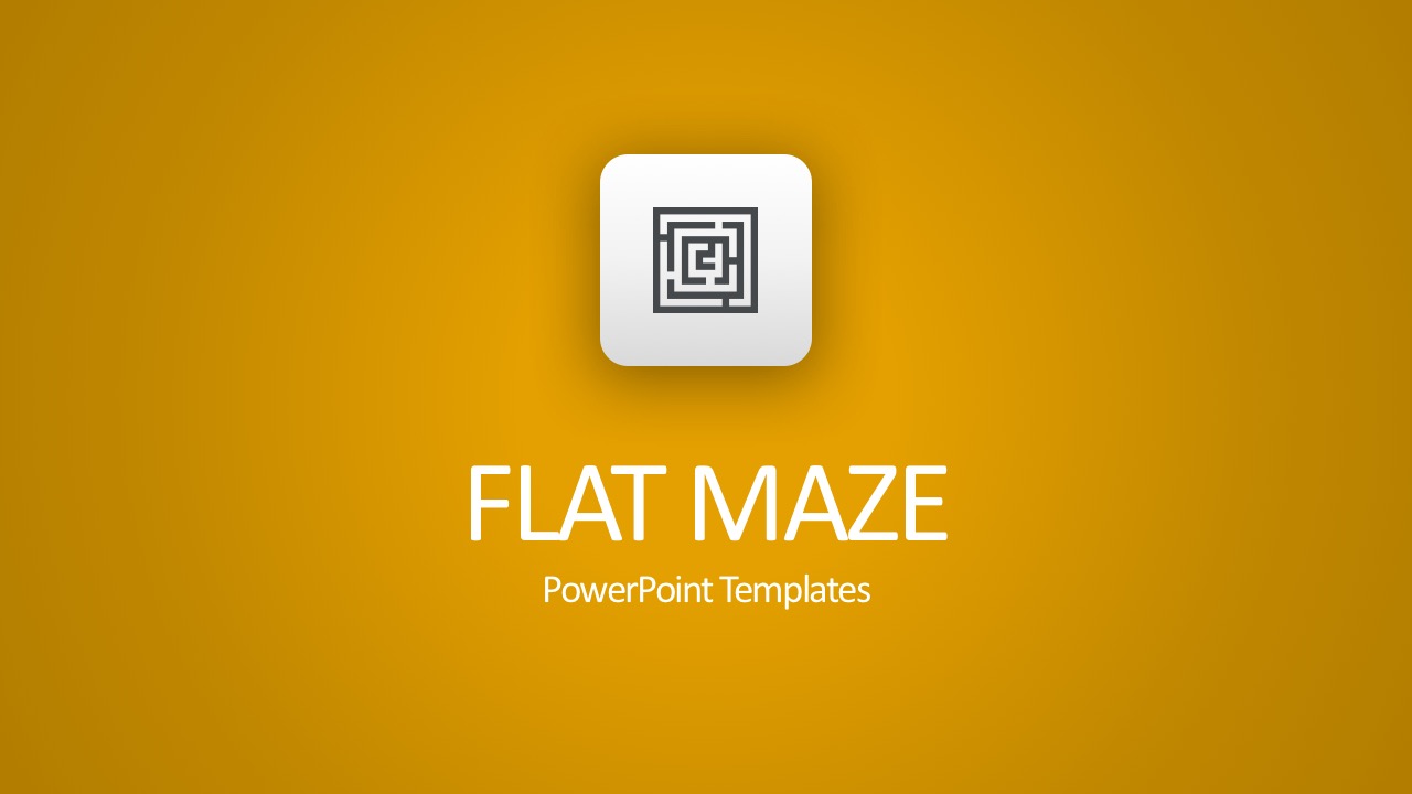 Maze PowerPoint Template Slides
