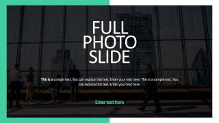 Editable Photo Slide Background For PowerPoint