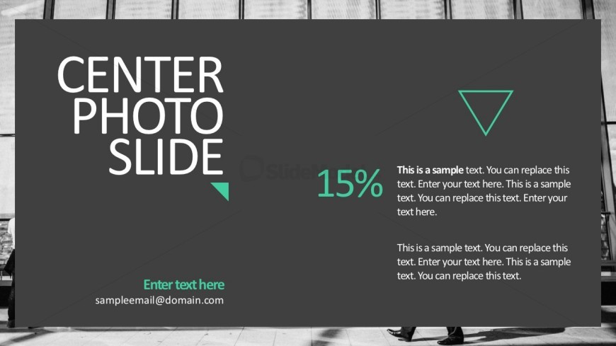 Business Photo Slide With Caption Templates
