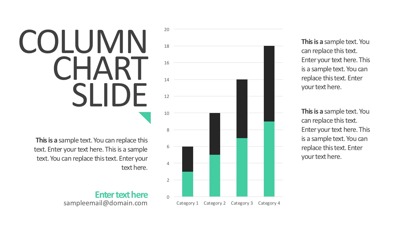 Editable Data Chart PowerPoint Templates