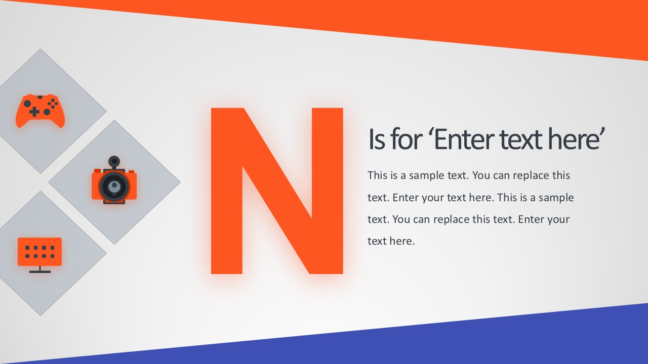 Powerpoint Lettering Alphabet Lettering PowerPoint Slides - SlideModel