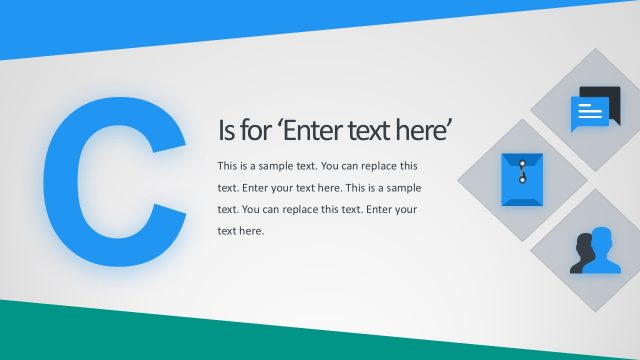 Usable Alphabet Template Slides