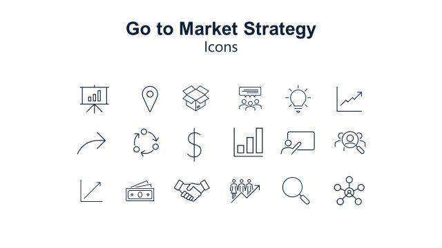 Go To Market Strategy – Icons Slide