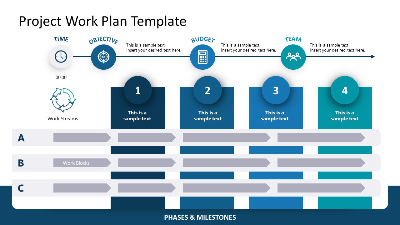 project management template ppt free download