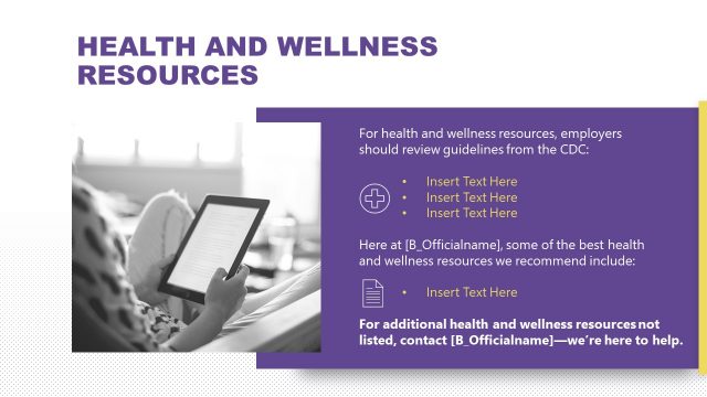 Health and Wellness Resources