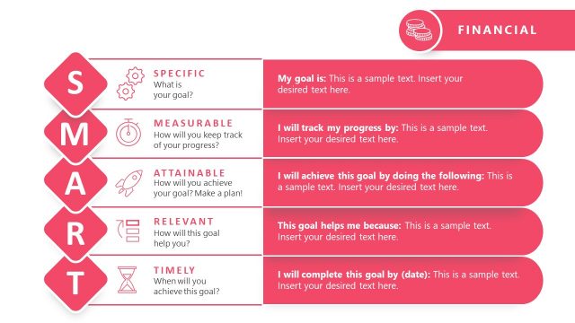 SMART Goals for Balanced Scorecard PowerPoint Template