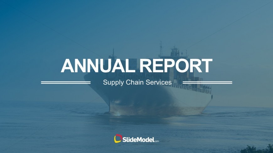 Logistics Company Annual Report For PowerPoint