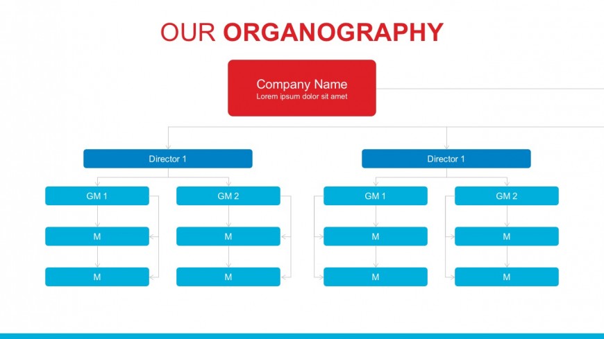 Company Departments And Hierarchy Template